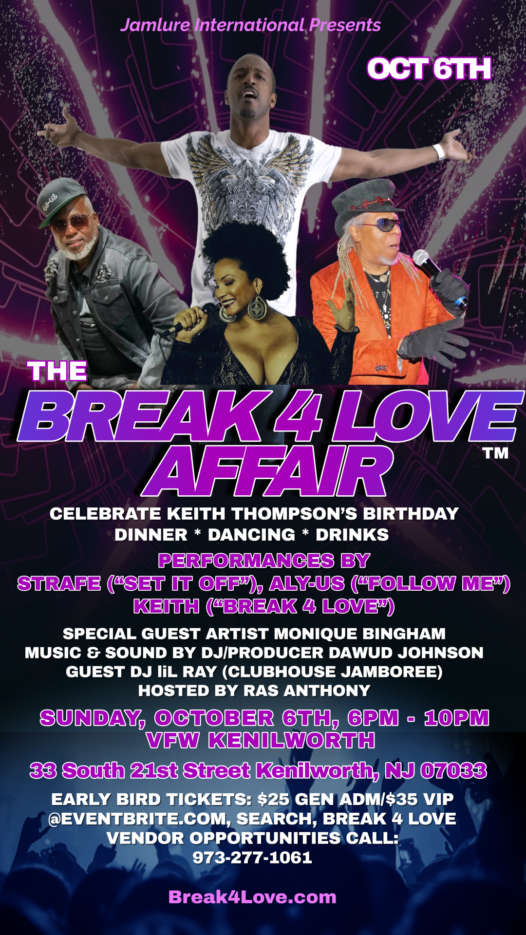 For 31 years Ray Mackayle has been putting on this House/club music party in Prospect Park, Brooklyn. Details via the link.
#Break4LoveApproved